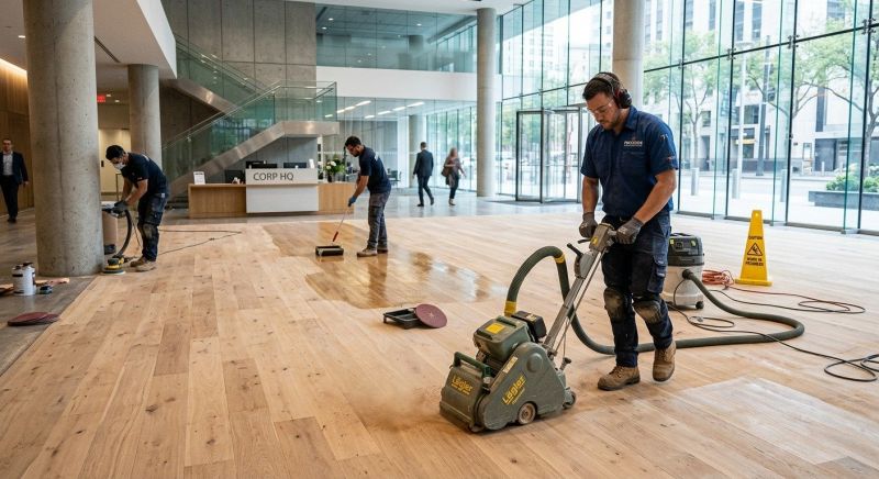 Our team working on Flooring Service projects in Santa Clara, CA
