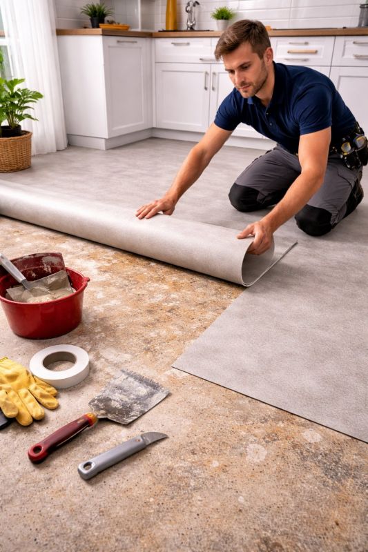 Linoleum Floor Installation in Cupertino, CA