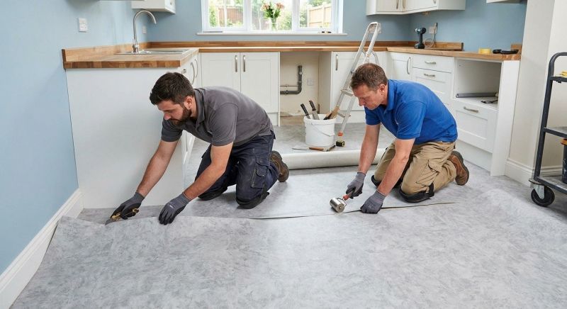 Sheet Linoleum Installation in Santa Clara, CA